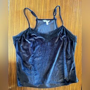 Nine West Black Velvet Camisole